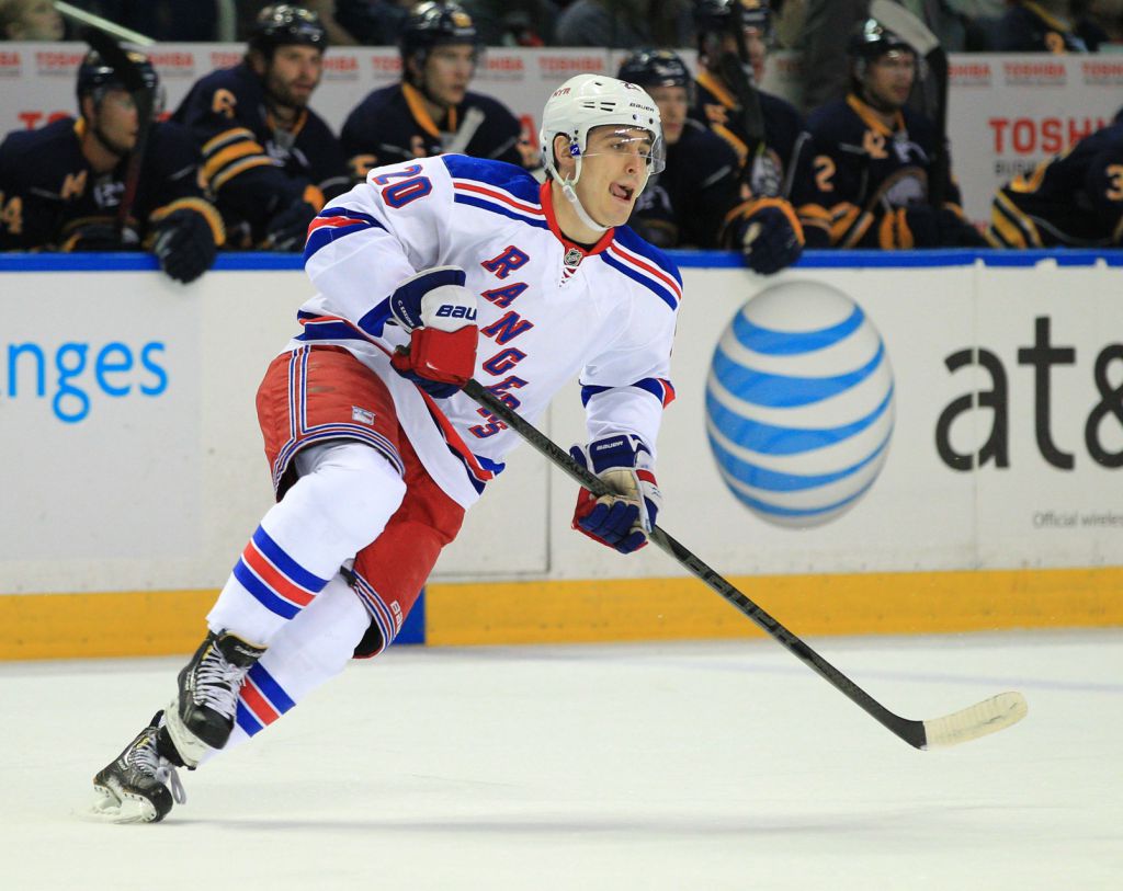 Chris Kreider of the New York Rangers could be sought after by the Toronto Maple Leafs and even the Montreal Canadiens