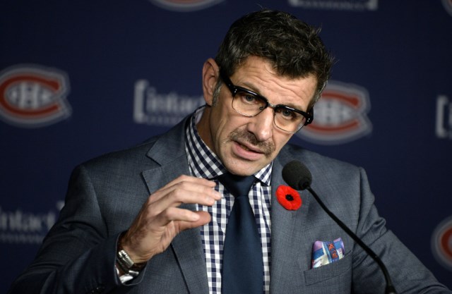 Marc Bergevin of the Montreal Canadiens