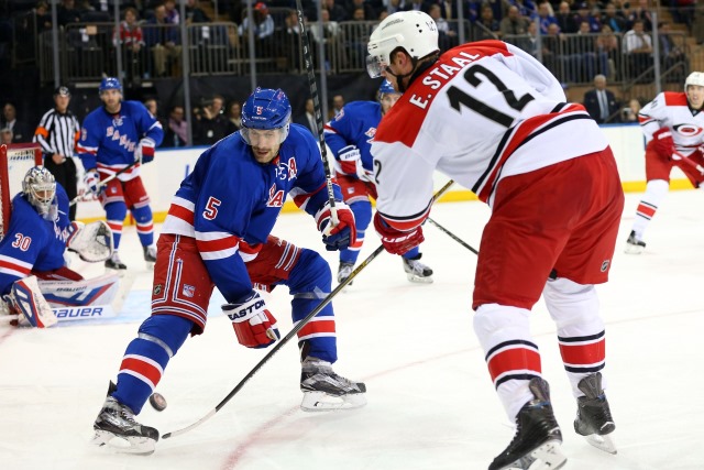 Eric Staal about to be traded to the New York Rangers