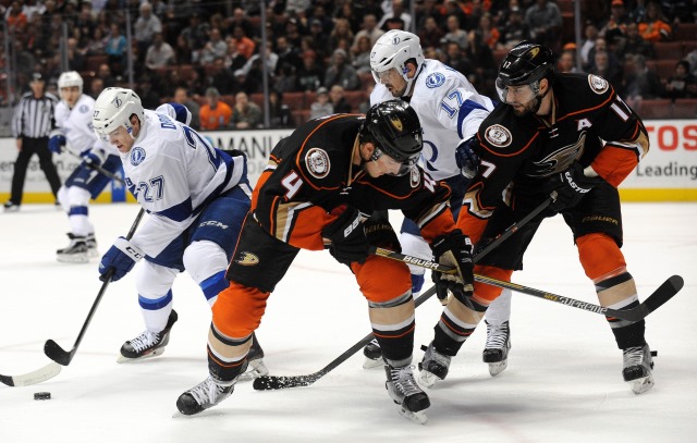 The Lightning appear to be holding trade talks with the Ducks about Jonathan Drouin and Sami Vatanen