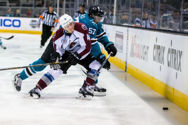 Tyson Barrie of the Colorado Avalanche