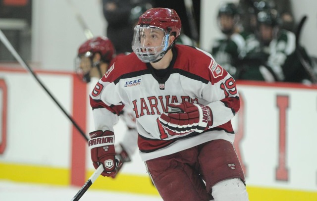 The Chicago Blackhawks and New Jersey Devils are on Jimmy Vesey's shortlist