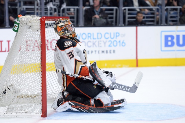 Could the Maple Leafs target Frederik Andersen this offseason