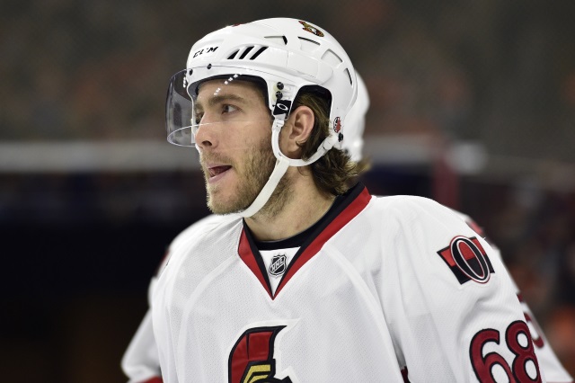 Mike Hoffman could be moved by the Ottawa Senators if they can't reach a deal