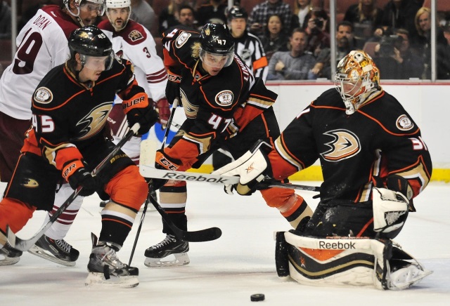 Would the Toronto Maple Leafs be interested in Sami Vatanen and Frederik Andersen?