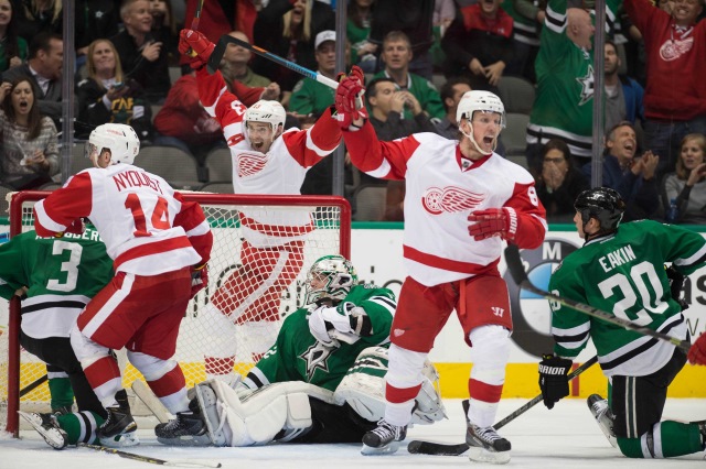 Detroit Red Wings and the Dallas Stars