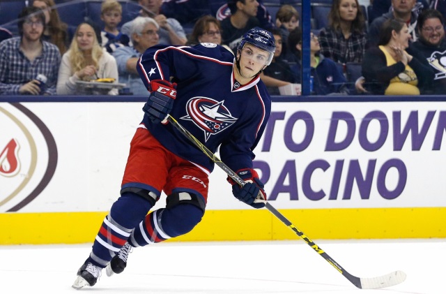 Columbus Blue Jackets trade Kerby Rychel to the Toronto Maple Leafs