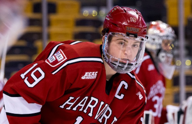 Jimmy Vesey signs with the NY Rangers, beating out the Boston Bruins and others