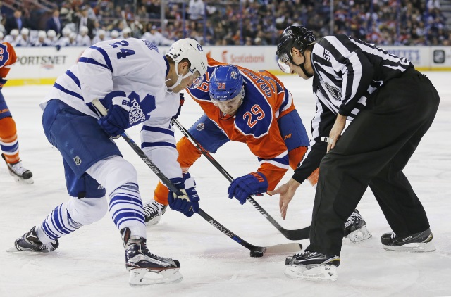 The Toronto Maple Leafs put Peter Holland on waivers