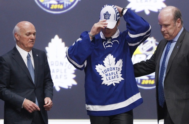Auston Matthews and the Toronto Maple Leafs still working on an entry-level deal
