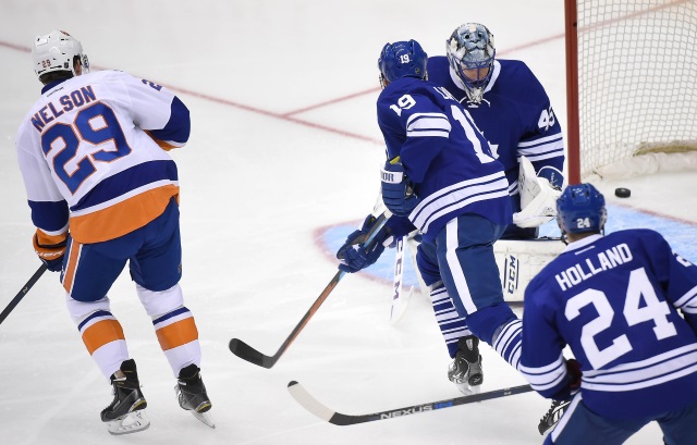 What do the Toronto Maple Leafs do with Joffrey Lupul. Jonathan Bernier expected a trade
