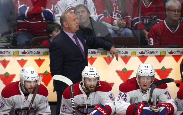 Head Coach of the Montreal Canadiens Michel Therrien