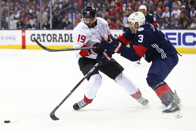 No trade restrictions between Canada and the U.S. No Olympic announcement yet but Hockey Canada is preparing, USA Hockey not yet. Forbes 2020 NHL Team Valuations