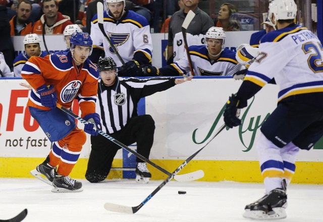The Edmonton Oilers traded Nail Yakupov to the St. Louis Blues