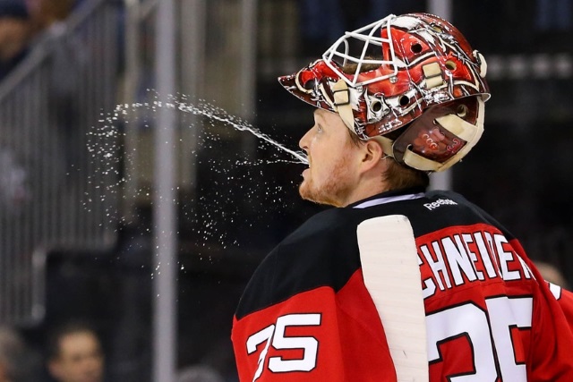 Cory Schneider of the New Jersey Devils