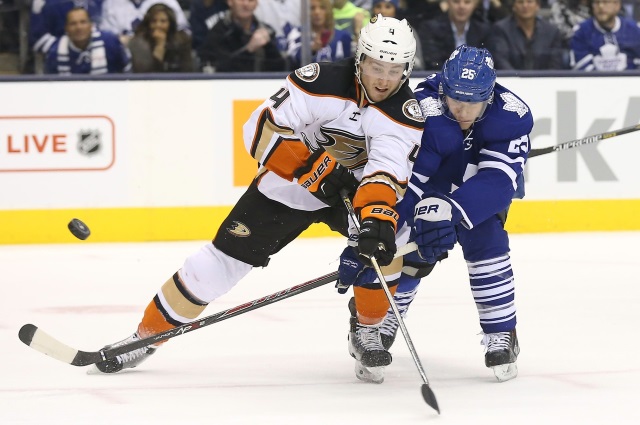 Cam Fowler against the Toronto Maple Leafs