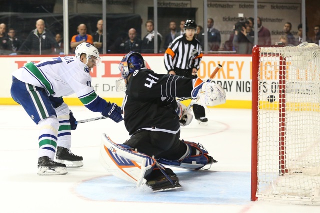 The Arizona Coyotes are not interested in Jaroslav Halak. Vancouver Canucks looking for scoring