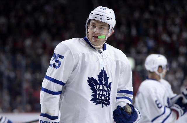 The Toronto Maple Leafs are willing to listen to offers on James van Riemsdyk
