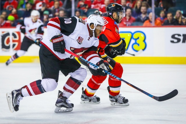 The Coyotes offered Anthony Duclair to the Calgary Flames in a deal for Dougie Hamilton back at the draft