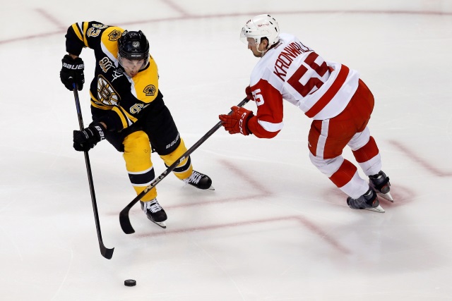 Boston Bruins Brad Marchand to have hearing for trip on Niklas Kronwall