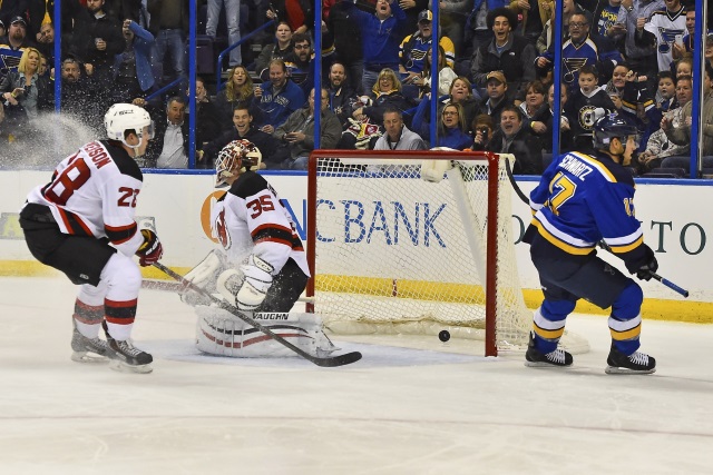 Could the St. Louis Blues and New Jersey Devils consider a trade involving Jaden Schwartz and Cory Schneider