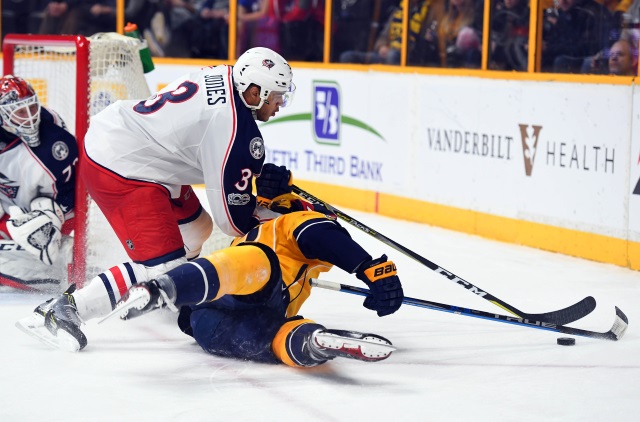 Seth Jones for Ryan Johansen was the biggest NHL trade made in the month of January in the past five years