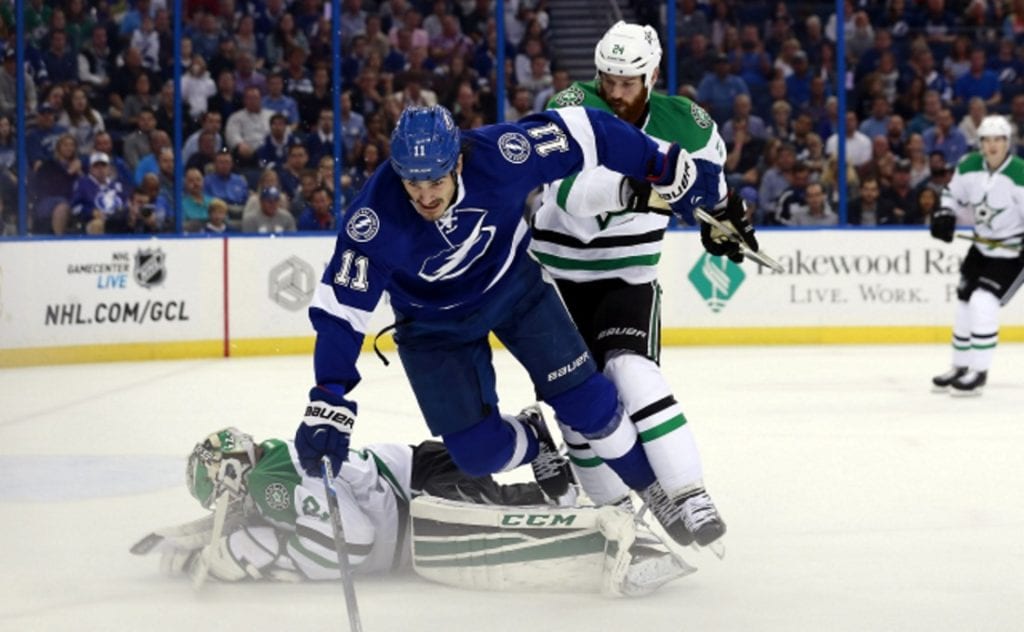 Tampa Bay Lightning and the Dallas Stars