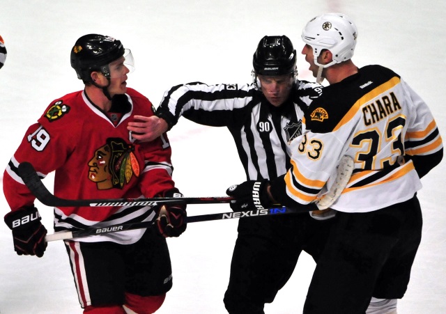 The Blackhkawks and Kings have reportedly inquired about Boston Bruins Zdeno Chara