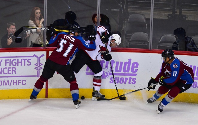 Fedor Tyutin and Jarome Iginla are two Colorado Avalanche that could be moved at the deadline