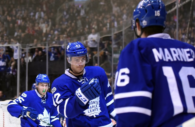 Both Mitch Marner and Tyler Bozak weren't able to go last night for the Toronto Maple Leafs