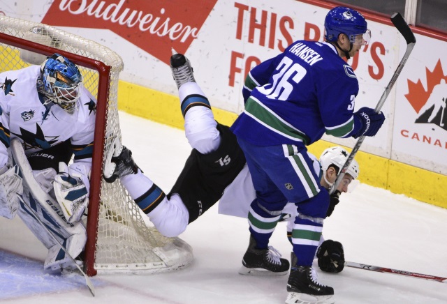 San Jose Sharks close to trading for Vancouver Canucks Jannik Hansen