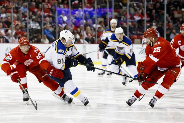 St. Louis Blues and Detroit Red Wings