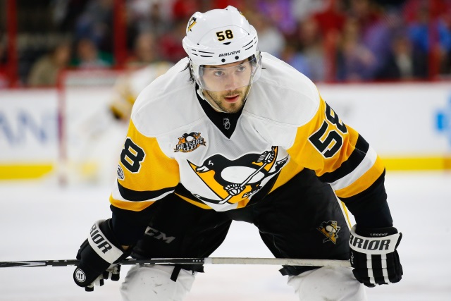 Kris Letang of the Pittsburgh Penguins