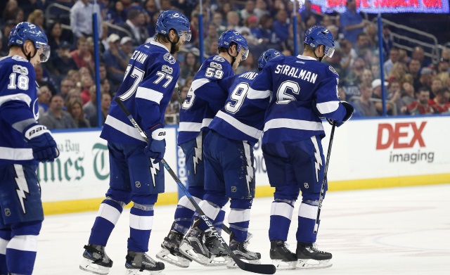 Tyler Johnson was one of three Tampa Bay Lightning centers that was injured last night