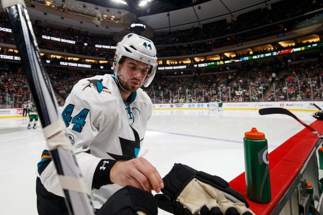 San Jose Sharks defenseman Marc-Edouard Vlasic will a free agent after next season, but he hopes to remain with the Sharks
