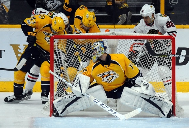 Western conference playoff previews including Nashville Predators and Chicago Blackhawks