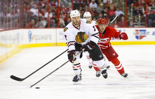 Brent Seabrook is one of many Chicago Blackhawks that has a no-movement clause