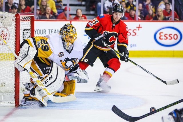 The Calgary Flames are one team that could be interested in Marc-Andre Fleury