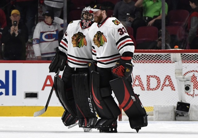 The Carolina Hurricanes hope to sign recently acquired Scott Darling