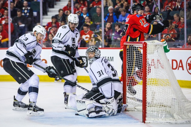 The Calgary Flames and Dallas Stars could be interested in trade for the rights to Los Angeles Kings goalie Ben Bishop