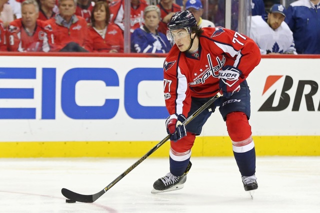 The Washington Capitals re-signed T.J. Oshie to a eight-year deal