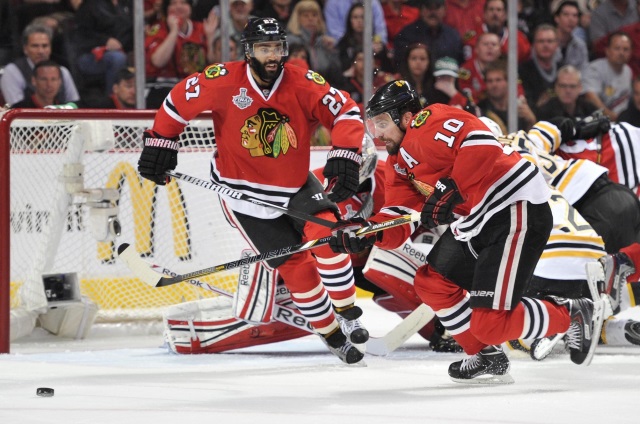 It's unlikely that the Chicago Blackhawks bring Patrick Sharp and Johnny Oduya back to the organization