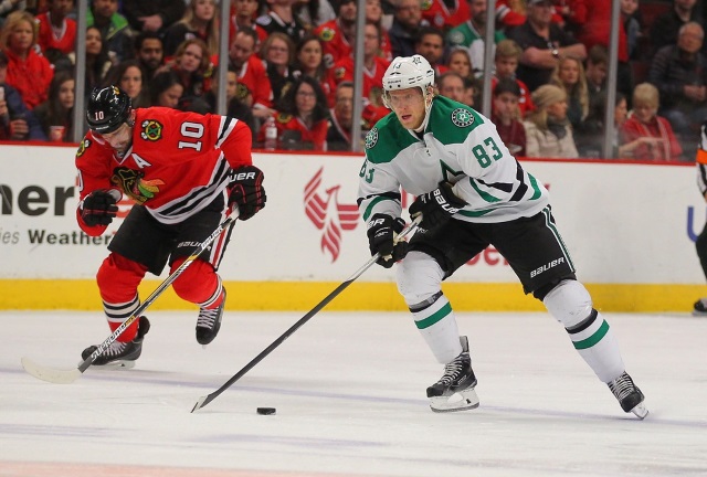 The Dallas Stars interested both Patrick Sharp and Ales Hemsky returning next year, Chicago Blackhawks could be interested in Sharp