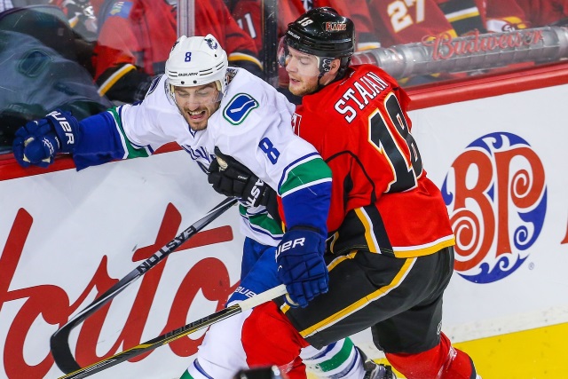 Could the Calgary Flames and Vancouver Canucks make a Chris Tanev trade?