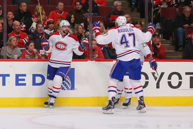 Term might be sticking point for Montreal Canadiens free agents Andrei Markov and Alexander Radulov
