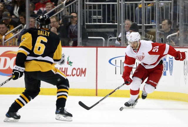 Trevor Daley appears to be the Detroit Red Wings top free agent priority