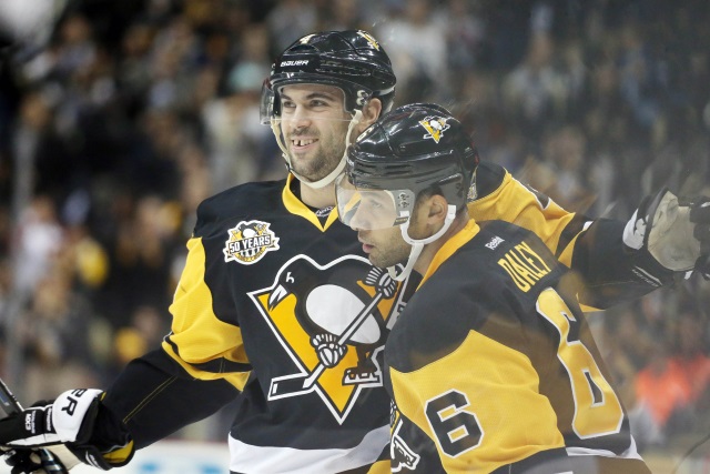 The Pittsburgh Penguins negotiating with Justin Schultz. Trevor Daley talking with eight teams