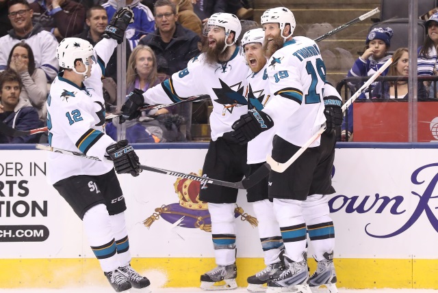 Do the Toronto Maple Leafs look at free agents Joe Thornton and Patrick Marleau