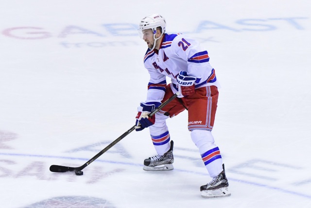 The Arizona Coyotes are one of the teams interested in New York Rangers Derek Stepan