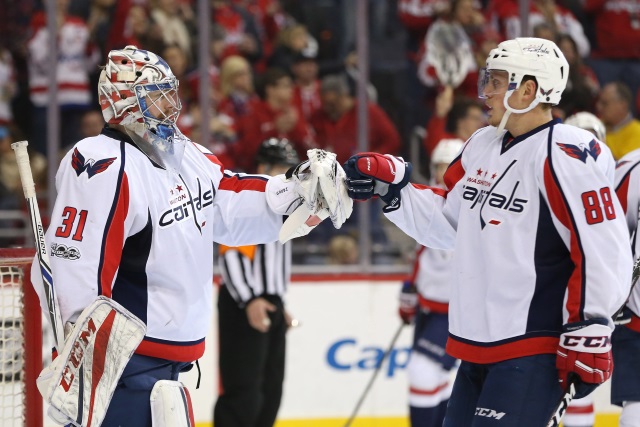 The Washington Capitals could lose one of Philipp Grubauer and Nate Schmidt in the NHL expansion draft